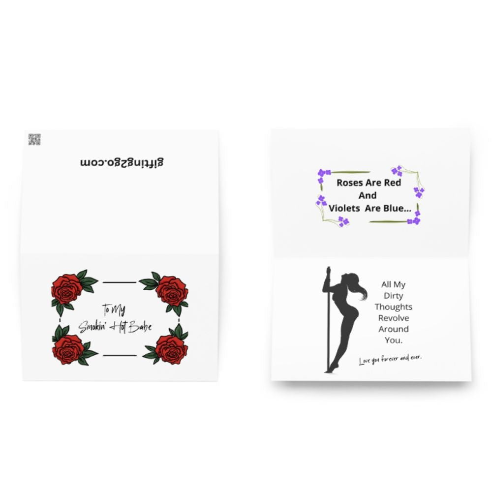 All My Dirty Thoughts Greeting Card For Women Birthday Anniversary Special Occasion