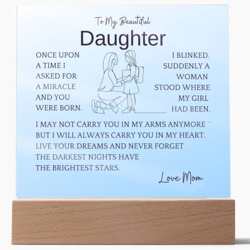 Live Your Dreams Gift For Daughter