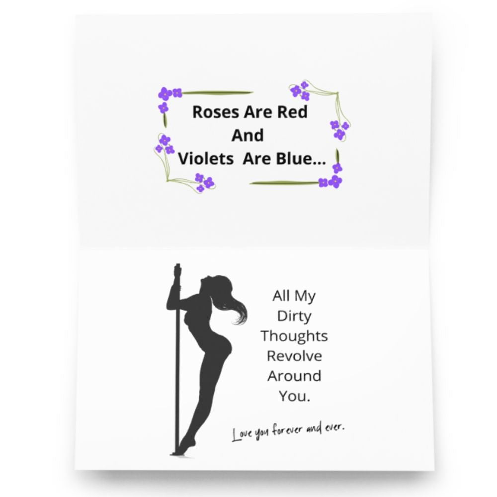 All My Dirty Thoughts Greeting Card For Women Birthday Anniversary Special Occasion