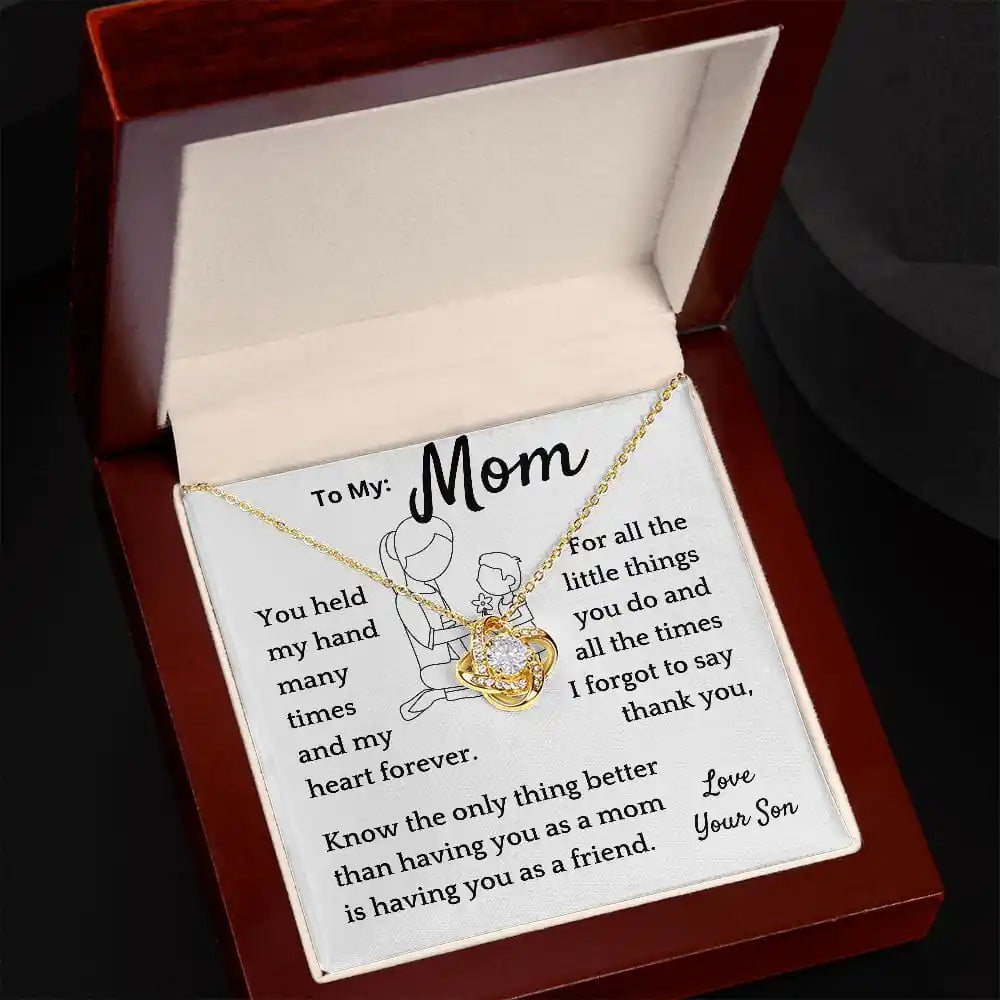 Held My Hand Necklace Gift For Mom Gift for Jewelry | Gifting2Go