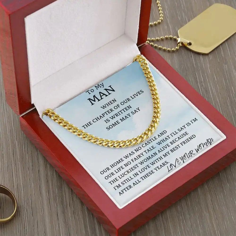 No Castle Cuban Chain Gift For Men Gift for Jewelry | Gifting2Go