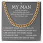 By Your Side Cuban Chain Gift For Men