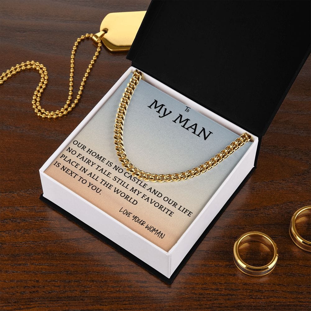 Favorite Place Cuban Chain Gift For Men