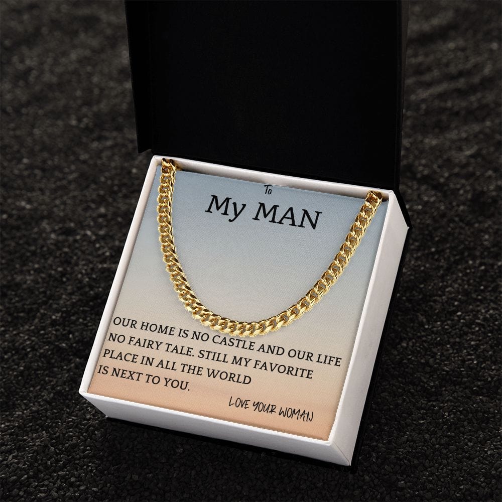 Favorite Place Cuban Chain Gift For Men