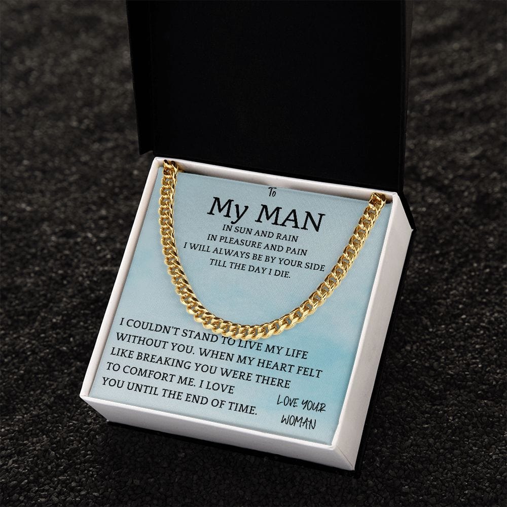 Rain and Sun Cuban Chain Gift For Men