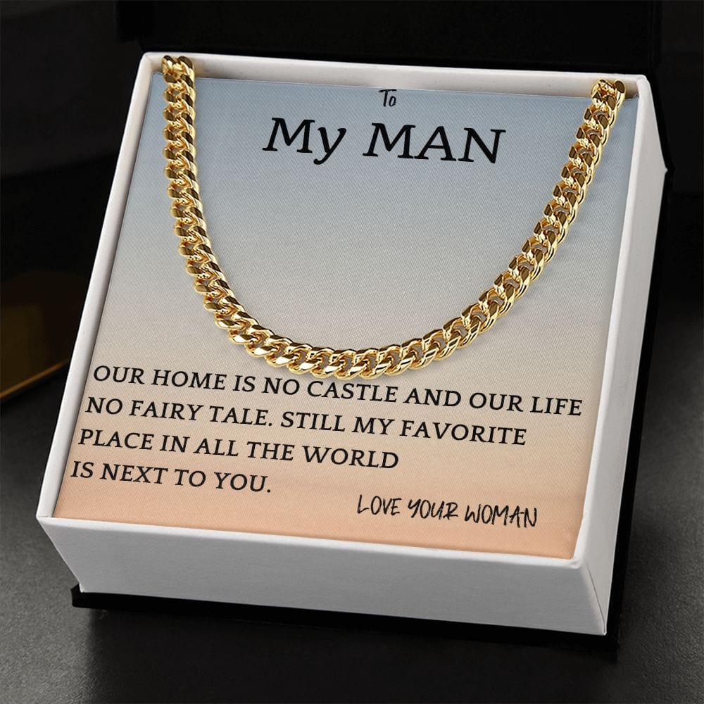Favorite Place Cuban Chain Gift For Men