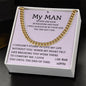 My Man Cuban chain Gift For Men
