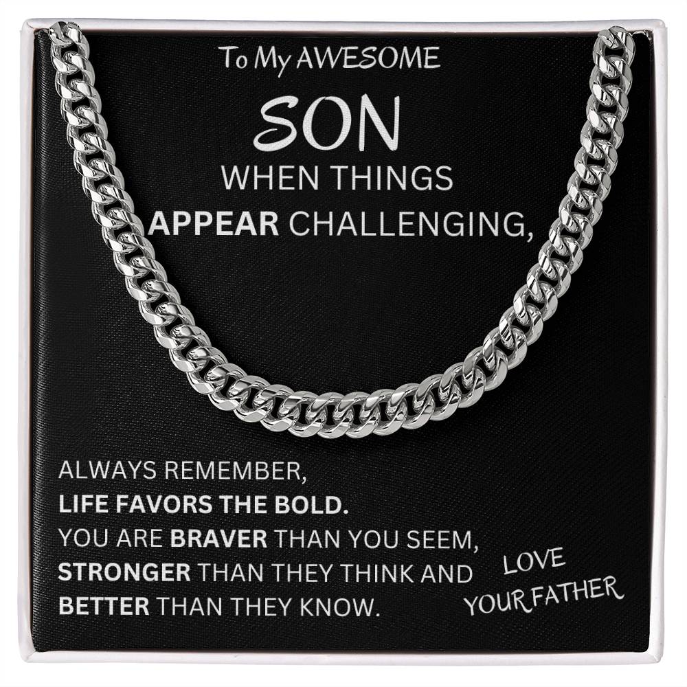 Favors The Bold Son Gift