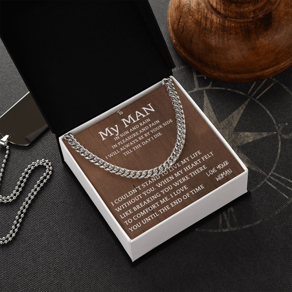 Heart Felt Cuban Chain Gift For Men