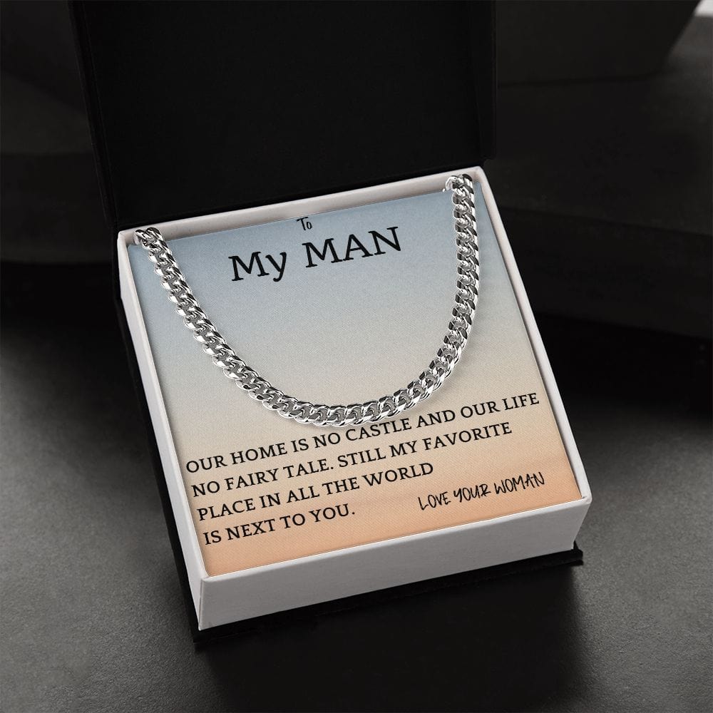 Favorite Place Cuban Chain Gift For Men