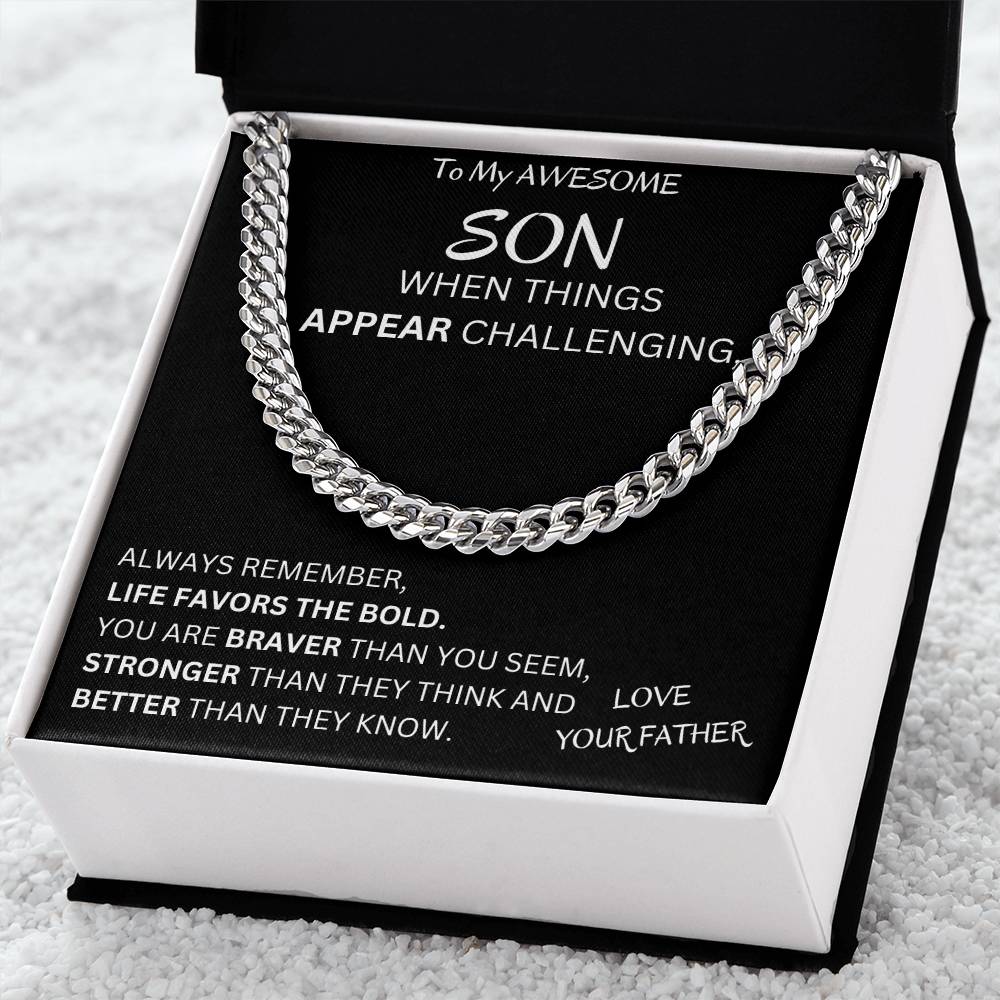 Favors The Bold Son Gift