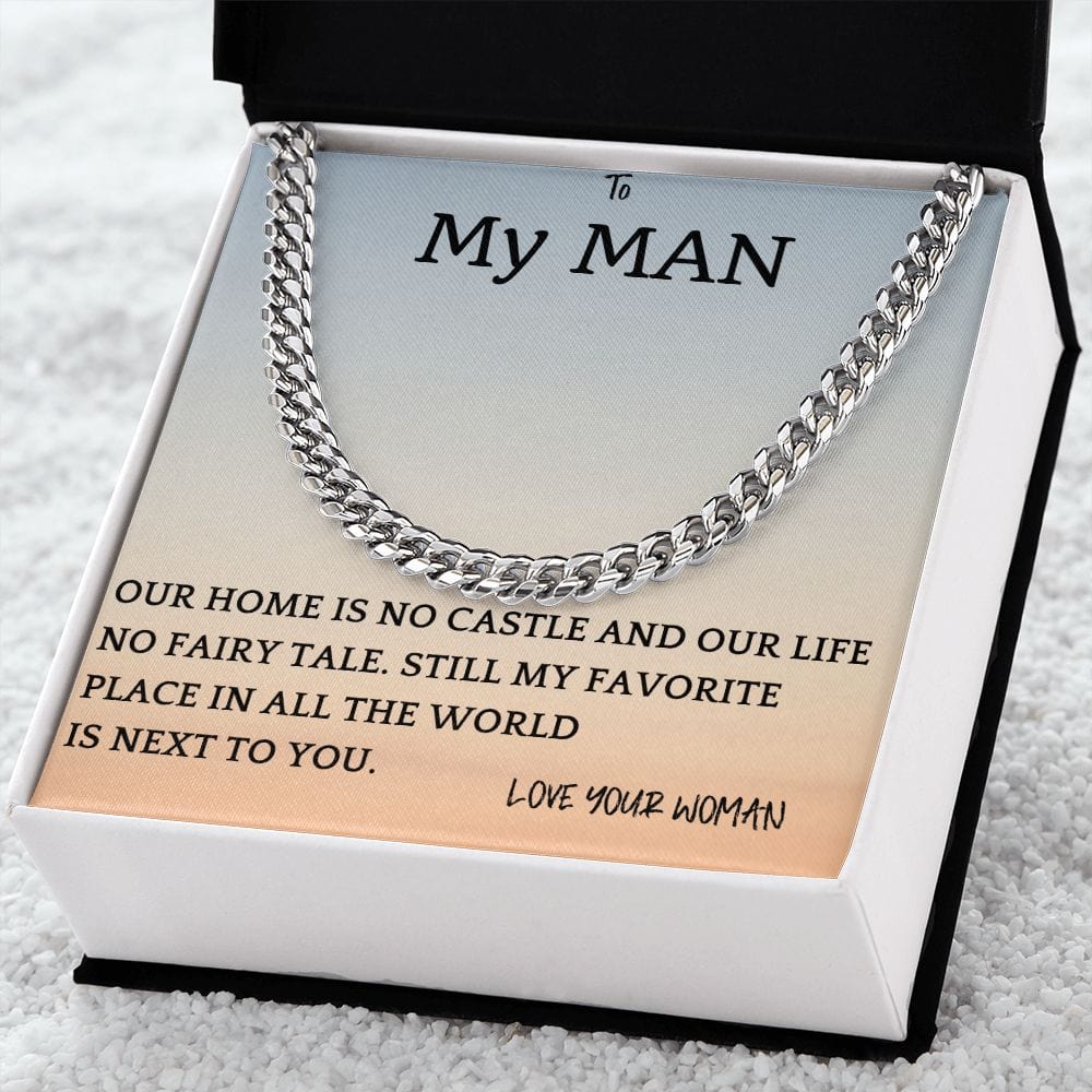 Favorite Place Cuban Chain Gift For Men