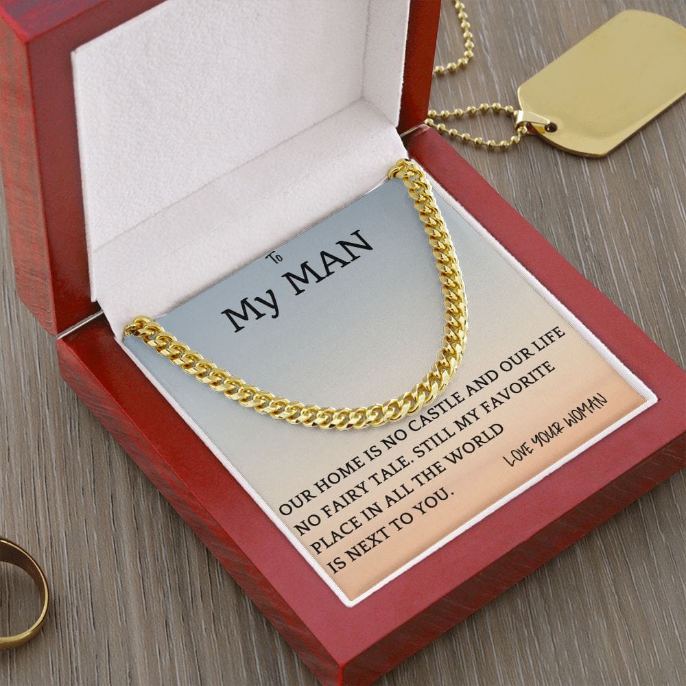 Favorite Place Cuban Chain Gift For Men