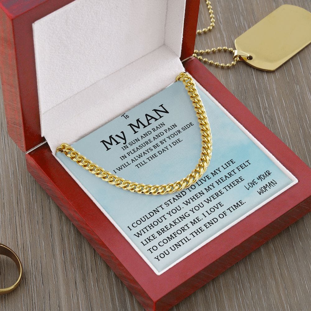 Rain and Sun Cuban Chain Gift For Men