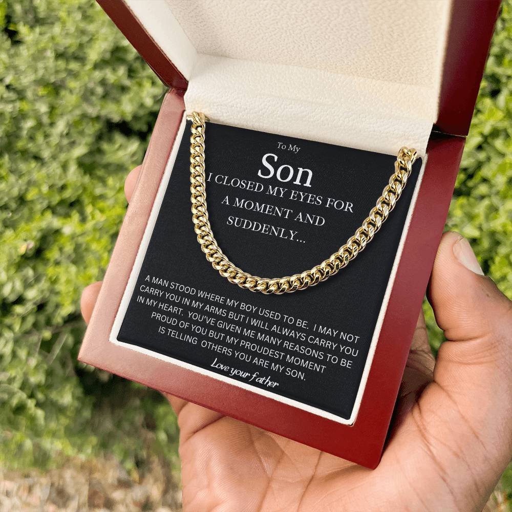Proud To Be Your Father Son Gift