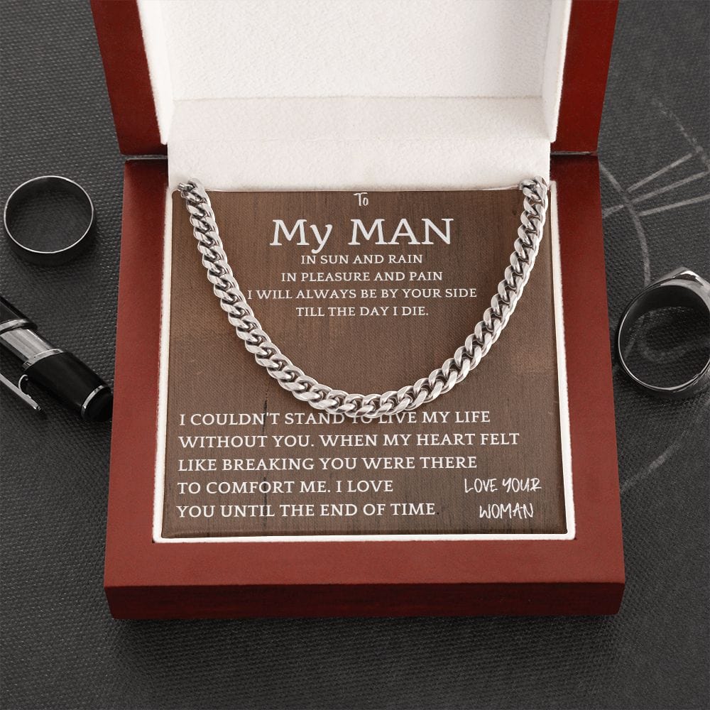 Heart Felt Cuban Chain Gift For Men