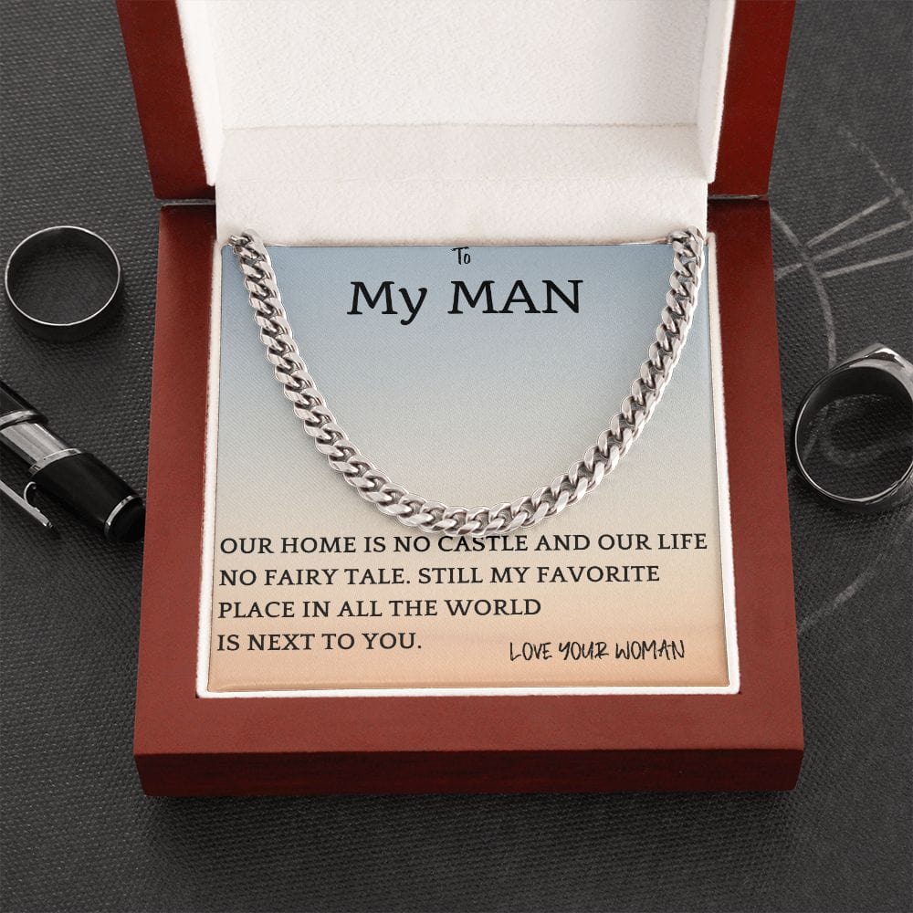 Favorite Place Cuban Chain Gift For Men