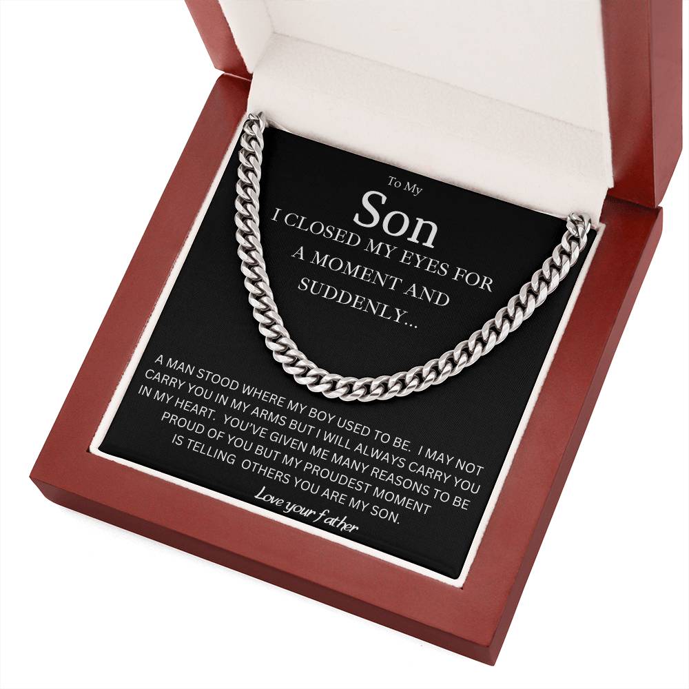 Proud To Be Your Father Son Gift