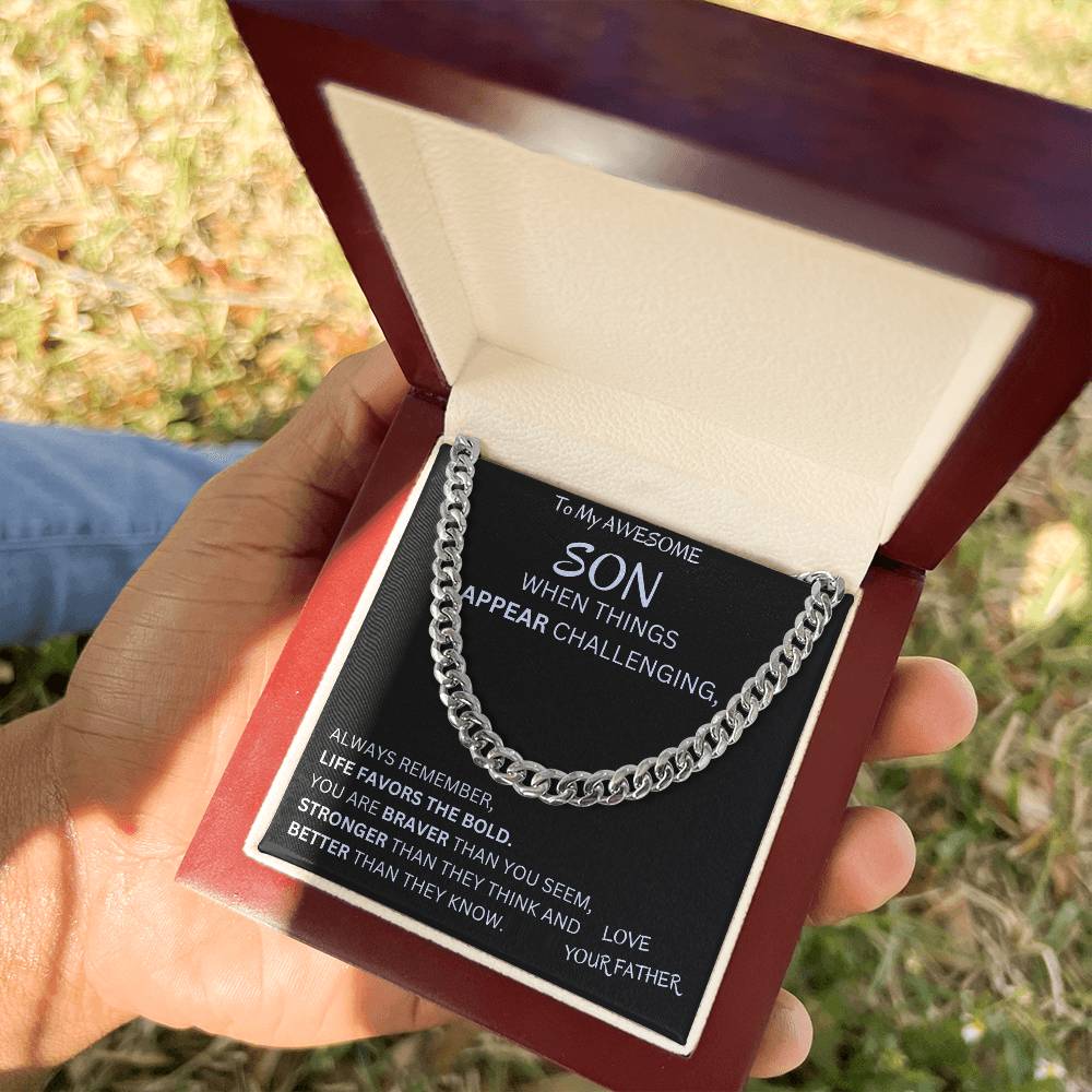 Favors The Bold Son Gift