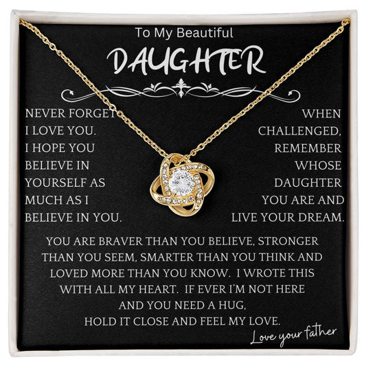 Braver, Smarter Necklace Gift Daughter