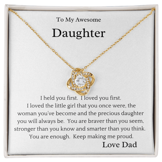 Many Qualities Daughter Gift