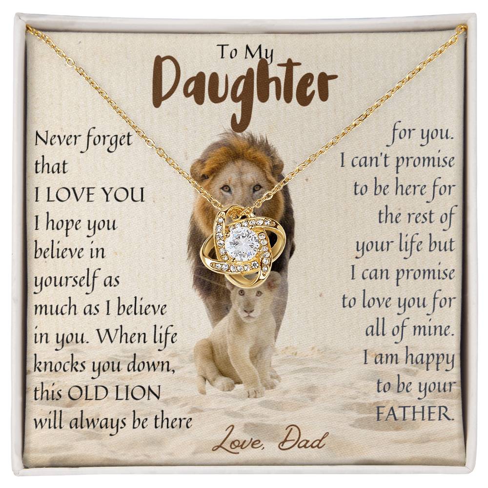 Lion Necklace Gift For Daughter