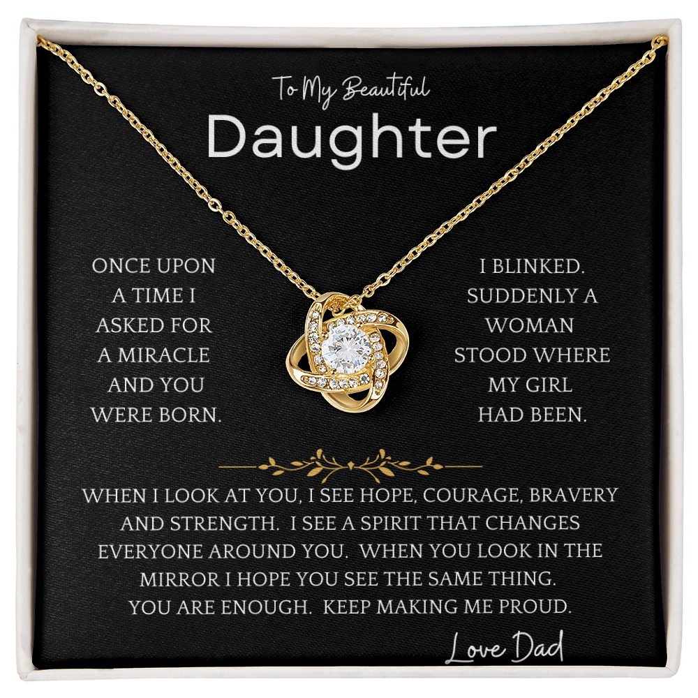 Blinked Daughter Necklace