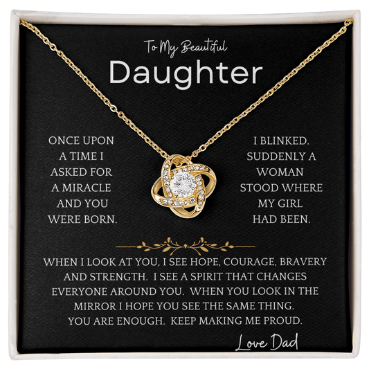 Blinked Daughter Necklace