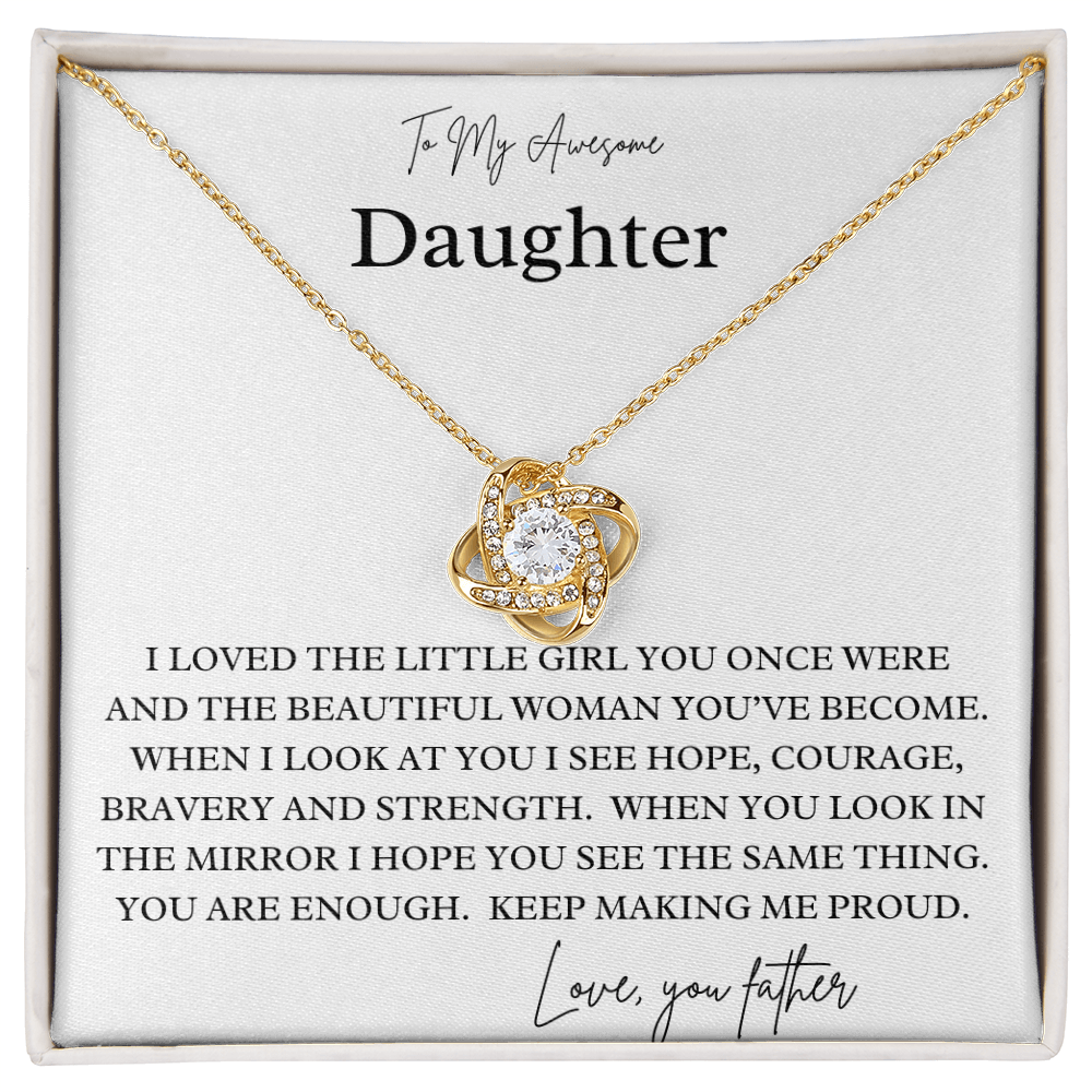 Awesome Daughter Necklace