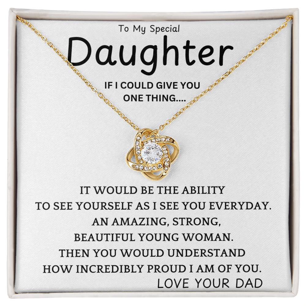 Strong Beautiful Necklace Daughter Gift