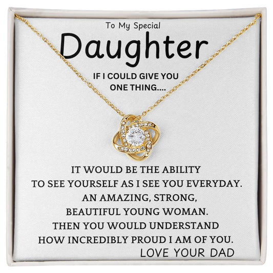 Strong Beautiful Necklace Daughter Gift