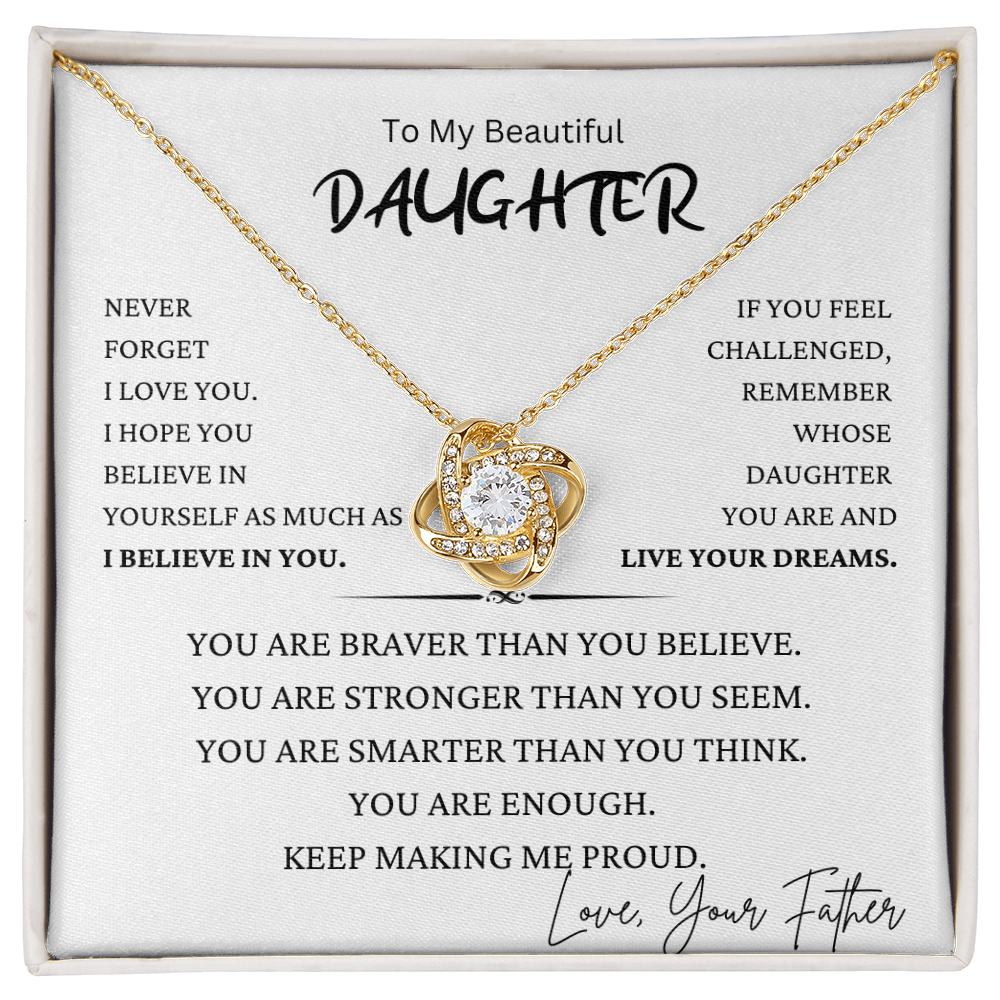 Smarter Than Think Daughter Gift
