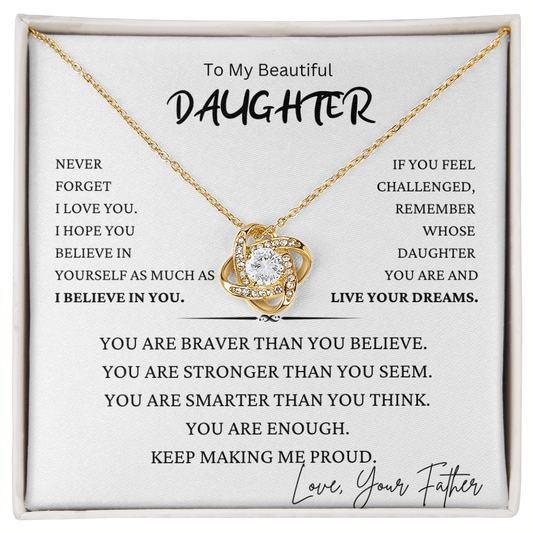 Smarter Than Think Daughter Gift