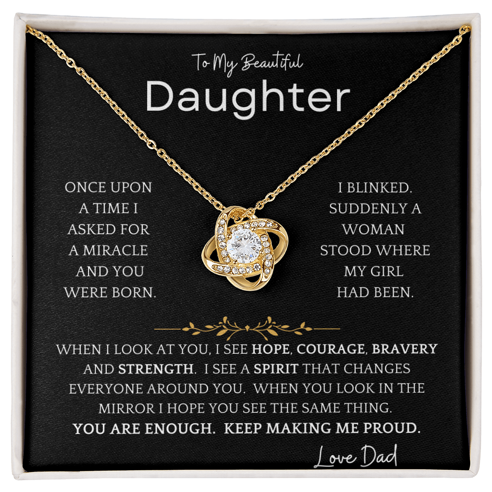 Many Good Traits Daughter Necklace