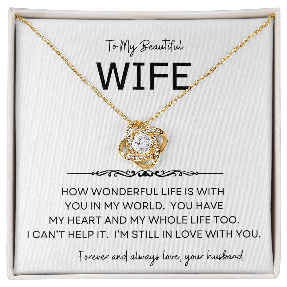 With You Wife Necklace