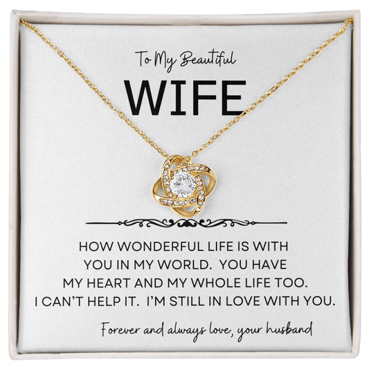 With You Wife Necklace