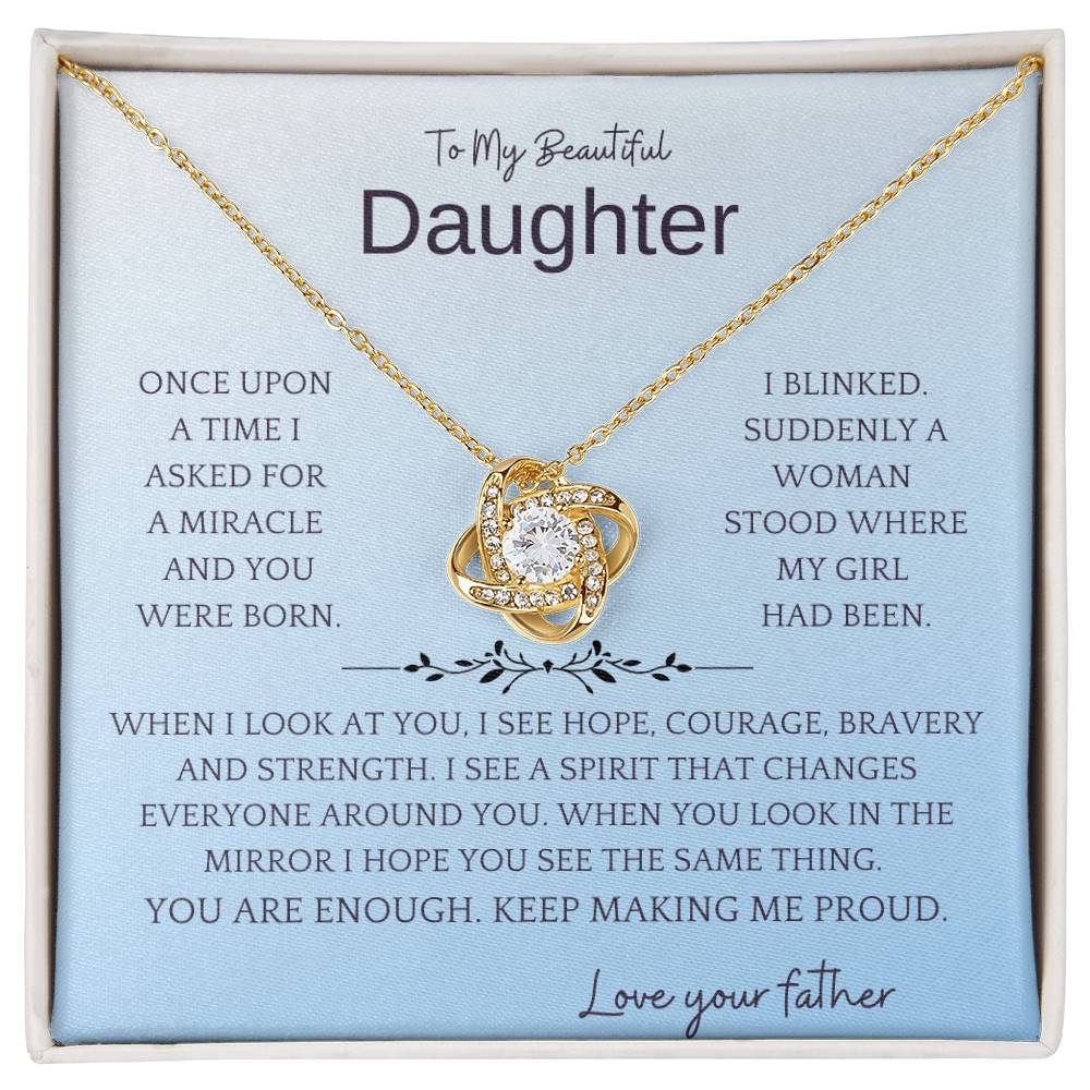 Miracle Daughter Necklace