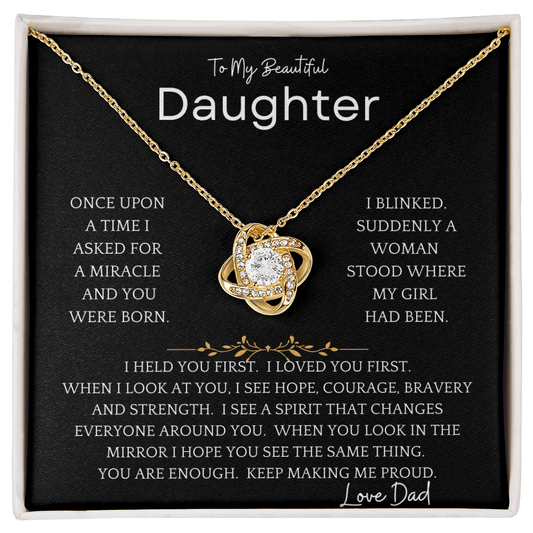 See Hope Daughter Necklace