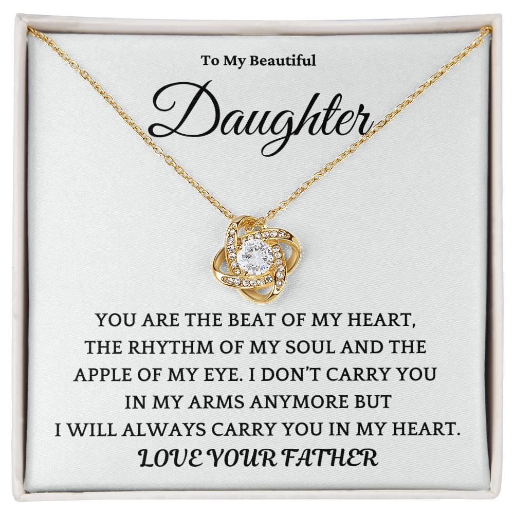 Apple of my Eye Necklace Gift For Daughter