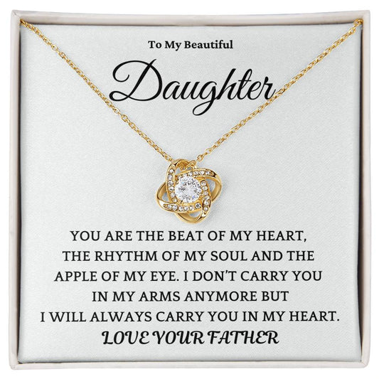 Apple of my Eye Necklace Gift For Daughter