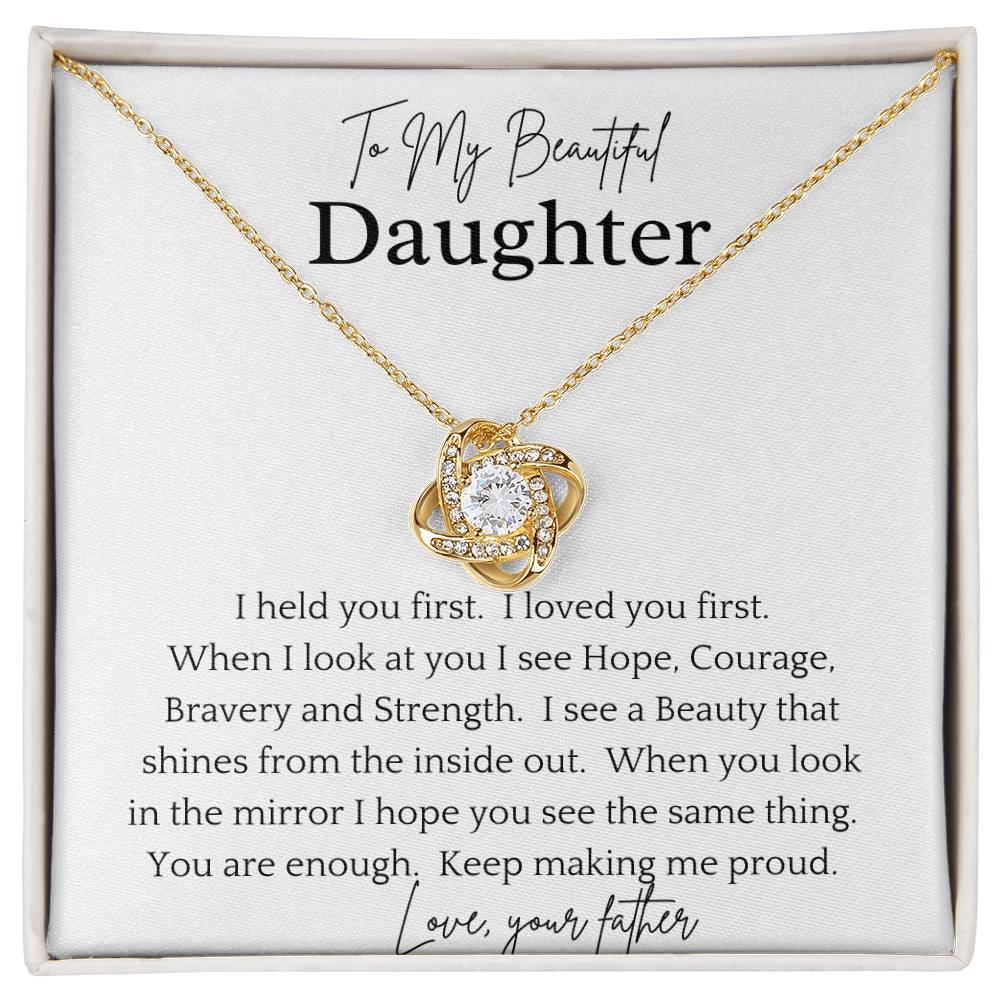 Shining Beauty Daughter Necklace