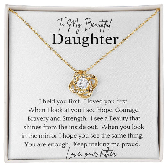 Shining Beauty Daughter Necklace