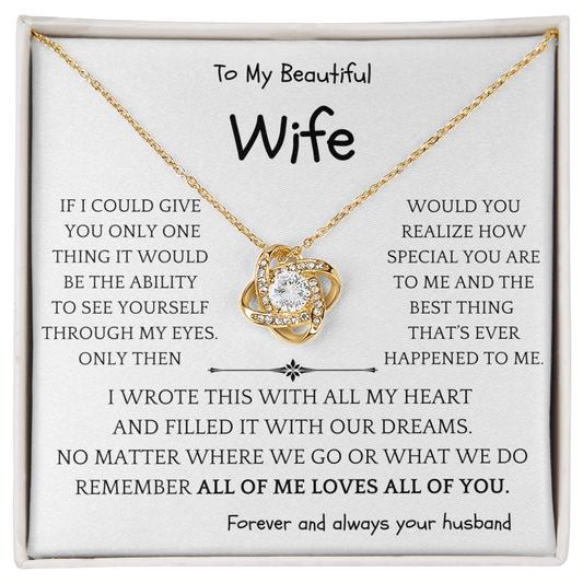 One Gift Necklace Wife
