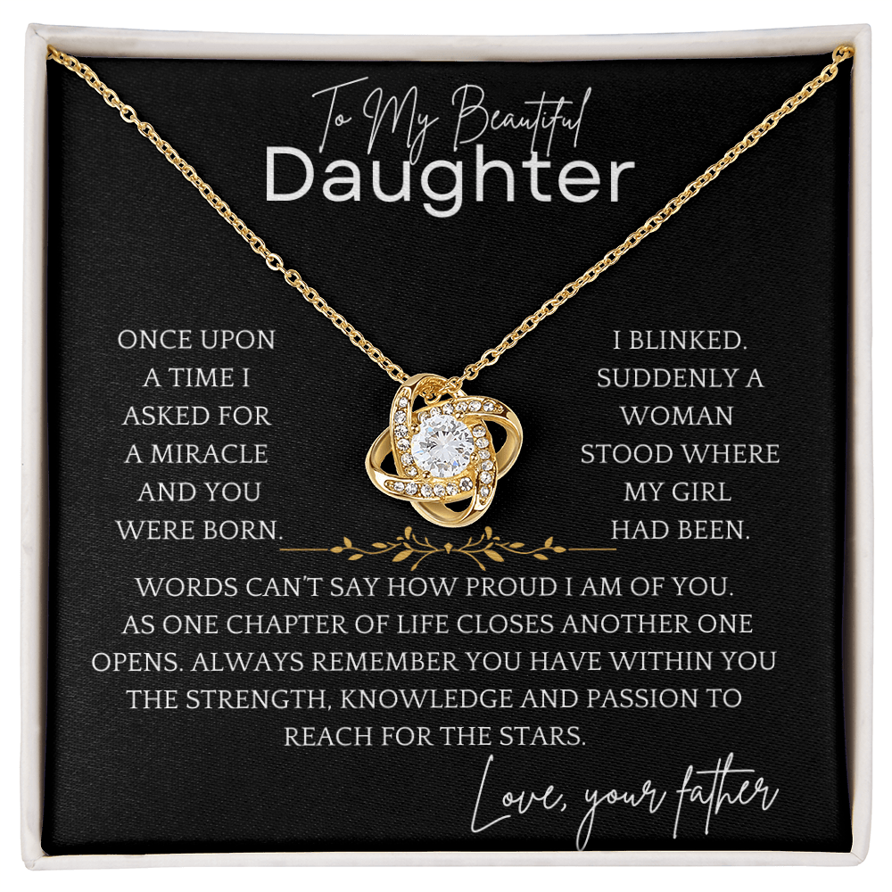 Reach For Stars Daughter Necklace
