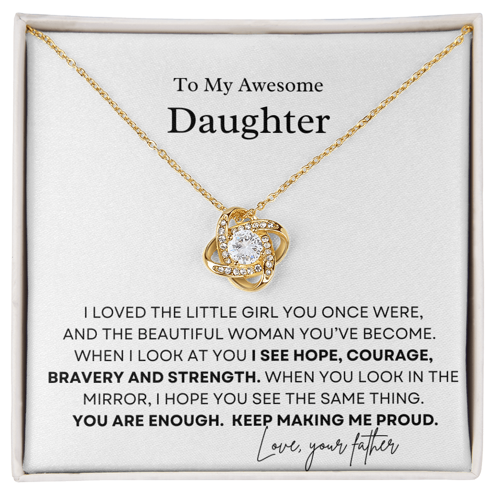 Look At You Daughter Necklace