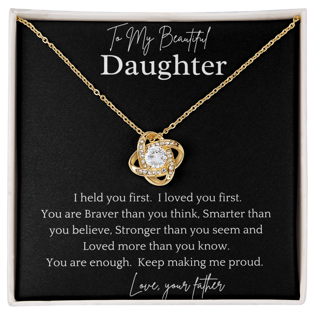 Smarter Than Believe Daughter Necklace