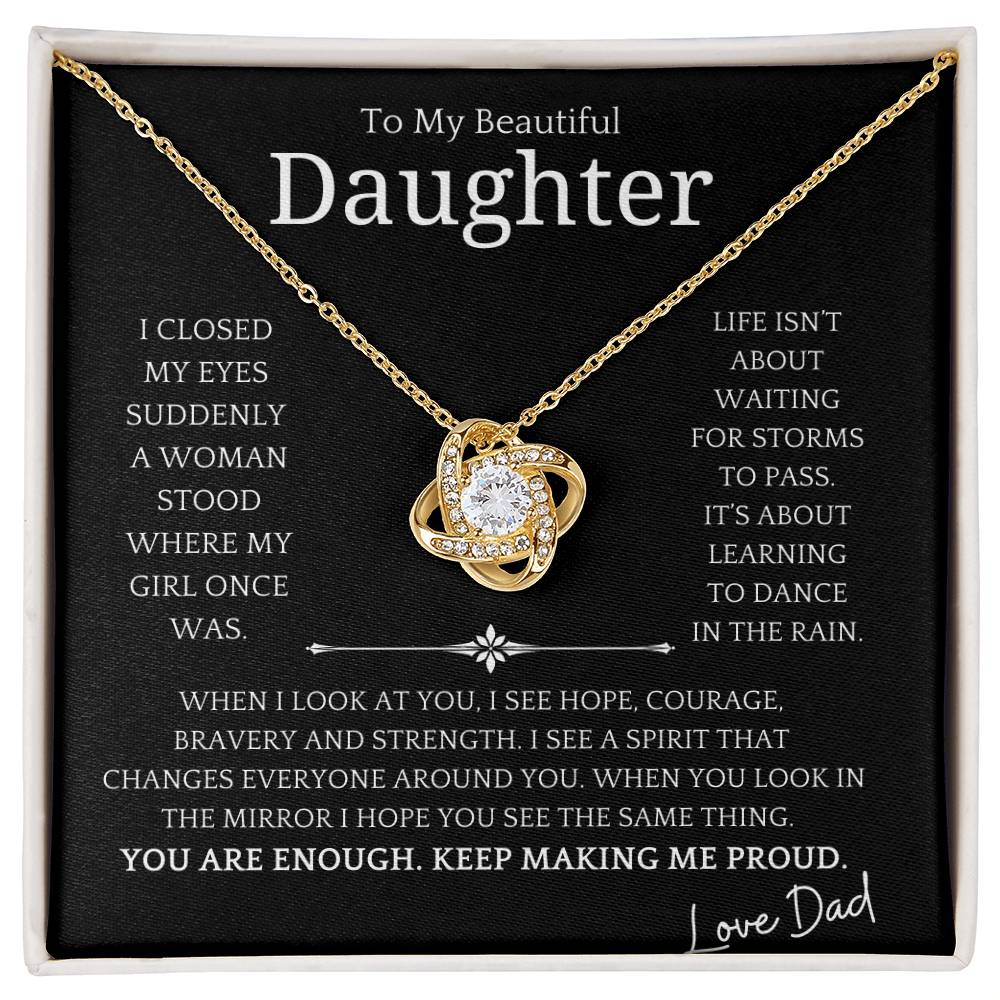 Storms Pass Daughter Necklace