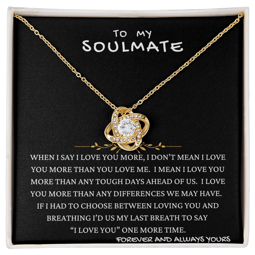 Love You More Necklace