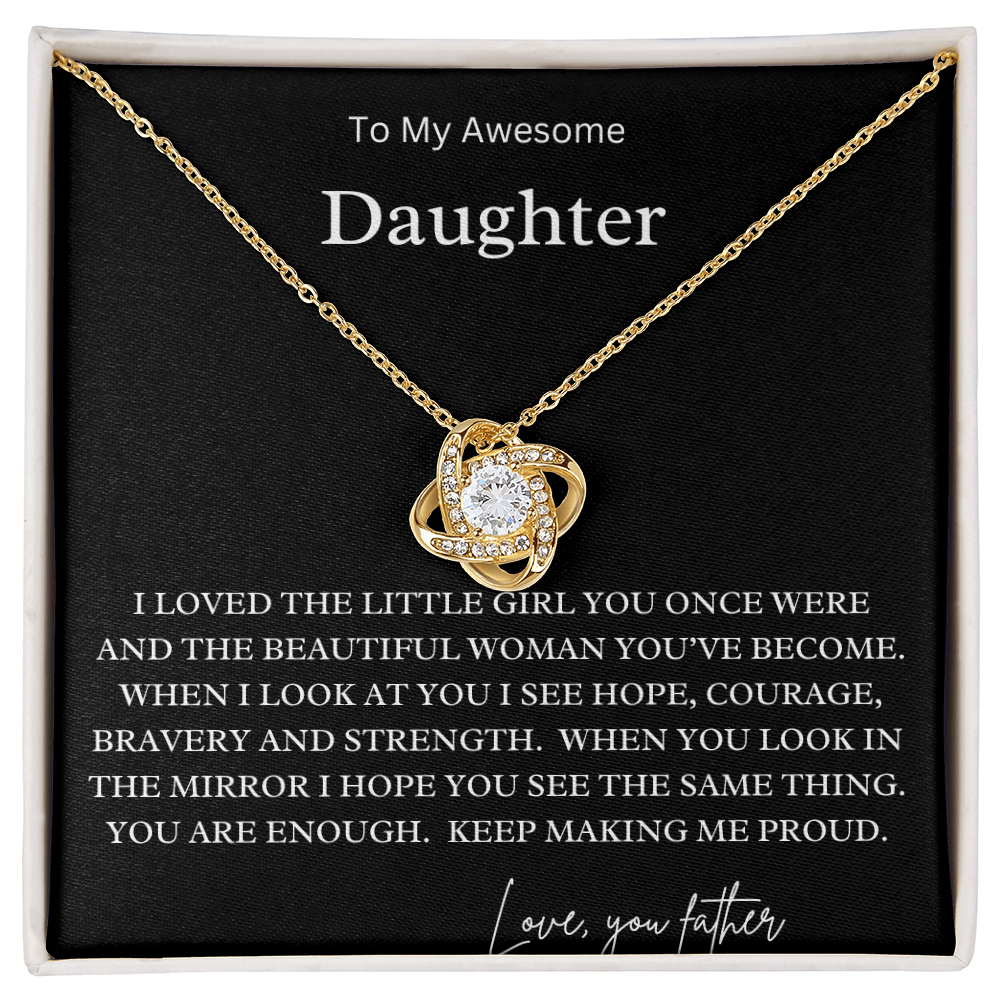 Daughter Necklace From Dad