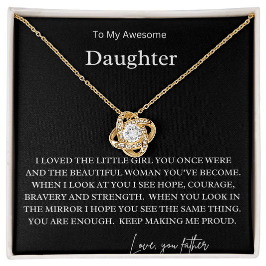 Daughter Necklace From Dad
